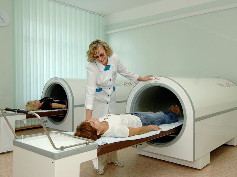 Az osteochondrosis diagnosztizálása érdekében mágneses rezonancia képalkotást végeznek